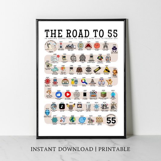 The Road to 55 - Digital Download